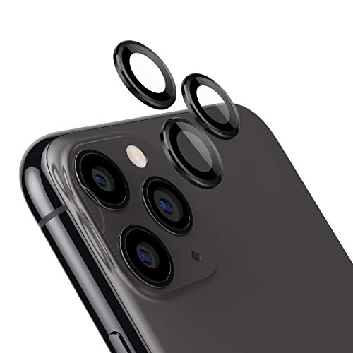 Product Cover ETESTAR iPhone 11 Pro Max Camera Lens Protector, Metal Lens Cover Glass Ring Film Coverage Dust Proof Anti-Scratch Case Friendly for iPhone 11 6.1'' / 11 Pro 5.8''/ 11 Pro Max 6.5