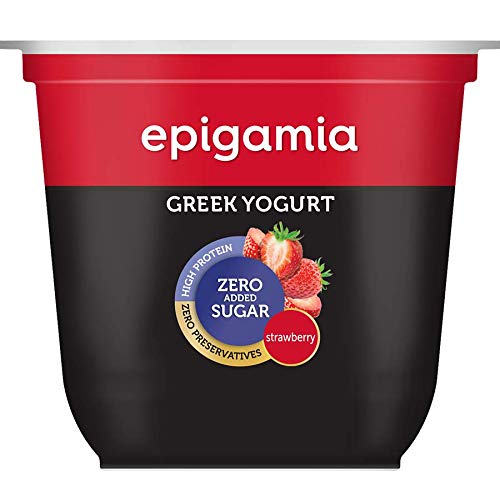 Product Cover Epigamia Greek Yogurt Strawberry- No Added Sugar, 120 g