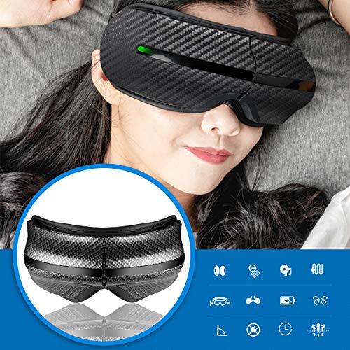 Product Cover Black Venus Eye Massager with Heating Air Pressure Music Vibration,Bluetooth Sleep Mask,Eye Mask for Dry Eyes