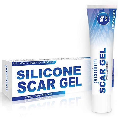 Product Cover Premium Advanced Scar Gel Medical-Grade Silicone for Face, Body, Stretch Marks, C-Sections, Surgical, Burn, Acne | Old & New Scars, Clinically Proven | 30g