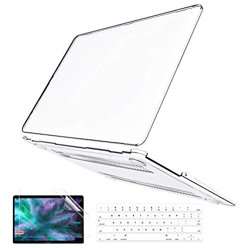 Product Cover B BELK MacBook Pro 16 Inch Case 2019 Release A2141, 3 in 1 Ultra Slim Crystal Clear Plastic Hard Shell Cover Case with Keyboard Cover & Screen Protector for MacBook Pro 16 with Touch Bar and Touch ID
