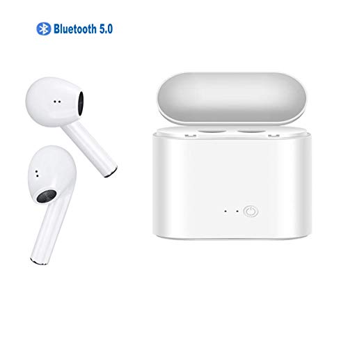 Product Cover Somlato Bluetooth 5.0 Wireless Earbuds with Charging Case Bluetooth Headphones Stereo in-Ear Built-in Mic Headset True Sport Earbuds