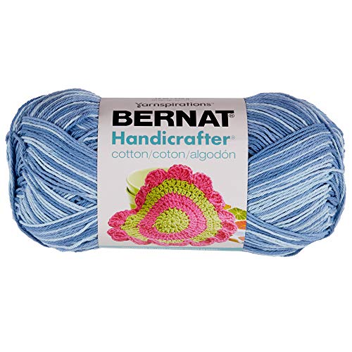 Product Cover Bernat Handicrafter Cotton Ombres Yarn (340G/12 OZ) Faded Denim