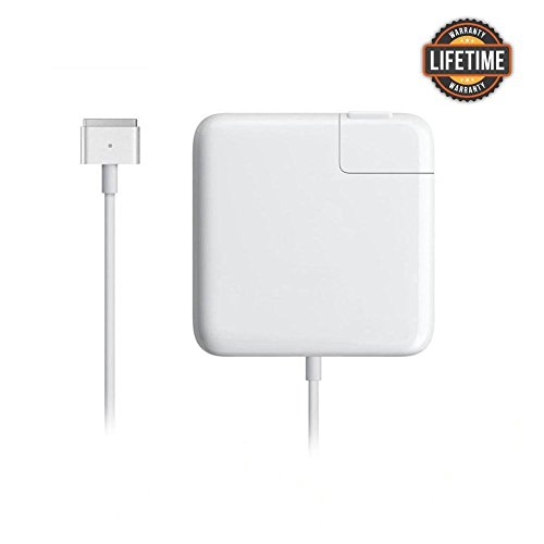 Product Cover MacBook Pro Charger, AC 85w Power Adapter Magsafe 2 T-Tip Adapter Charger Connector - Superior Heat Control - Mac Book Pro 17/15/13 Inch （After Mid 2012）