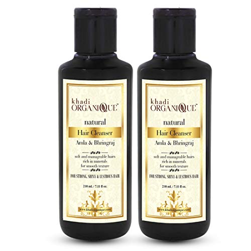 Product Cover Khadi Organique Amla & Bhringraj hair Shampoo/Cleanser Pack Of 2