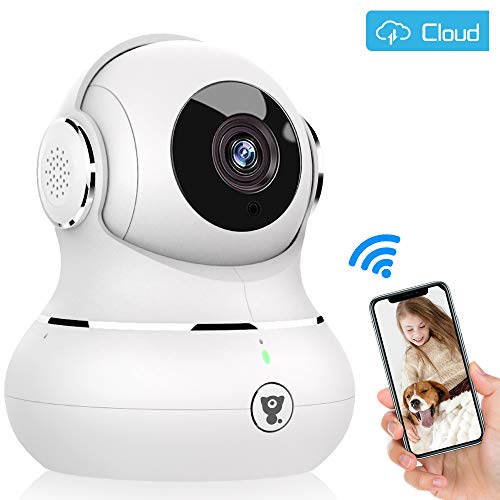 Product Cover Baby Monitor, Littlelf WiFi Pet Camera, 360-degree Wireless IP Home Security Camera, Motion Detection, Super IR Night Vision, Two-Way Audio