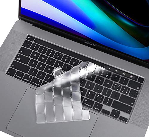Product Cover Ultra Thin Clear Keyboard Cover for New MacBook Pro 16 inch 2019 Release A2141 with Touch Bar & Touch ID Keyboard Skin Protector