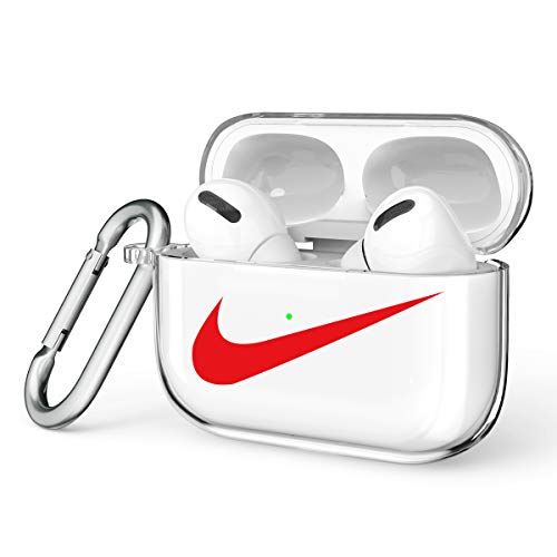 Product Cover AirPods Pro Case 2019 Upgraded Protective Cover for AirPod Pro Case Clear [Front LED Visible] Shockproof Apple Airpods Pro Cover with Keychain for AirPods Pro Charging Case 3RD Gen - Transparent