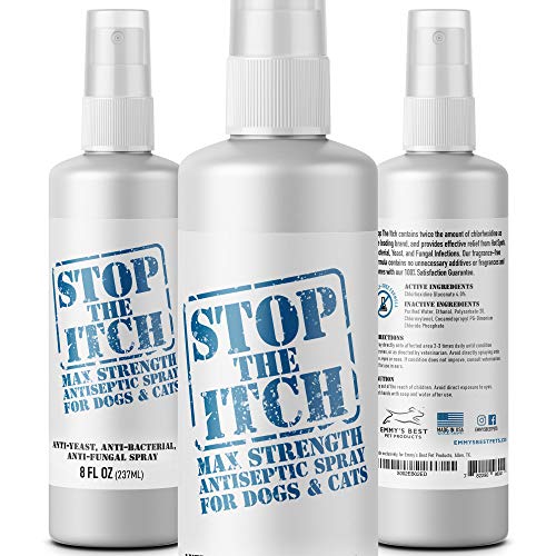 Product Cover Emmy's Best Stop The Itch Maximum Strength Chlorhexidine Spray for Dogs and Cats