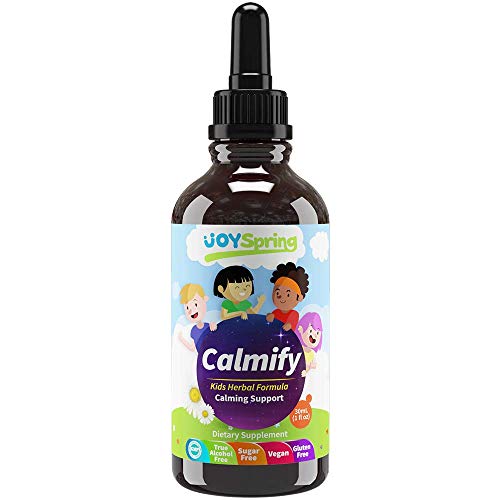 Product Cover Kids Magnesium Supplement - Calming Drops for Kids Anxiety Relief - Perfect Stress, Anxiety, Calming aid for Kids - Sugar & GMO Free Natural Ingredients - Grape Flavored Kids Anxiety Supplements
