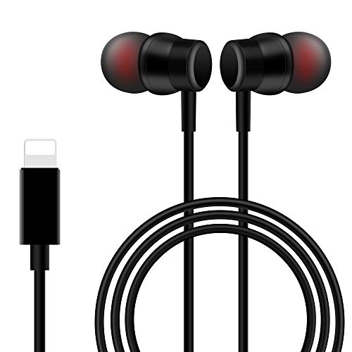 Product Cover Xinber Earbuds in-Ear Headphones Compatible with iPhone 11 Pro Max iPhone X/XS/XR iPhone 8/8 Plus/7/7 Plus, MFi Certified Wired Earphones Built-in Microphone with Controller