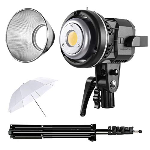 Product Cover GVM 80W CRI97+ Video Lights with Bowens Mount Color Temperature 5600K Dimmable LED Continuous Lighting Spotlight Photography Shooting Light with Reflector (80W+Umbrella)