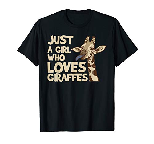 Product Cover Giraffe Tshirt - Just a Girl Who Loves Giraffes T-Shirt