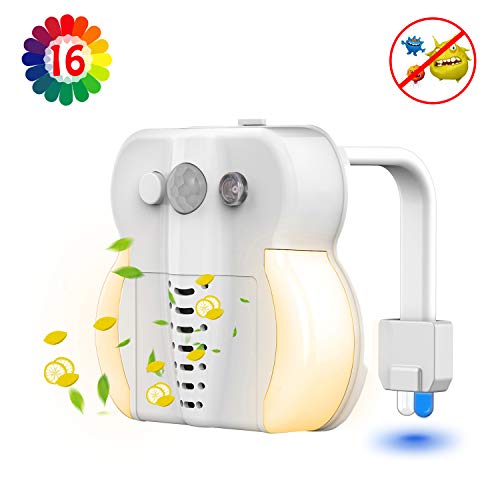 Product Cover Toilet LED Night Lights Motion Sensor Light for Toilet with Aromatherapy