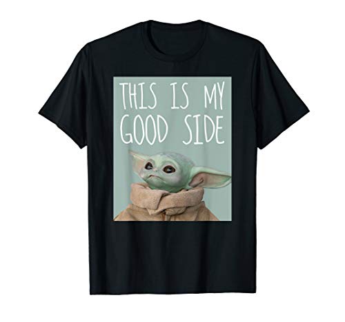 Product Cover Star Wars The Mandalorian The Child This Is My Good Side T-Shirt