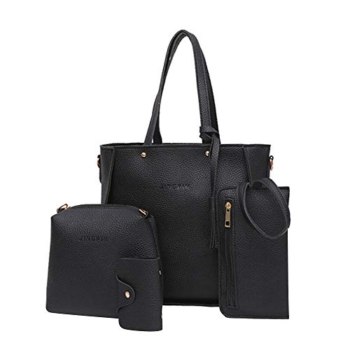 Product Cover Kekebest 2020 Four-Piece Bag, Shoulder Bag Messenger Bag Wallet Handbag Shopping Street Daily Wears Fashion