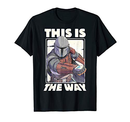 Product Cover Star Wars The Mandalorian This Is The Way Portrait T-Shirt