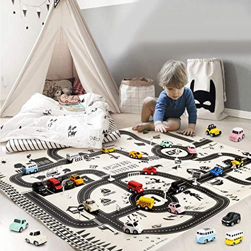 Product Cover Weardear Kids Play Mat City Road Buildings Parking Map Game Educational Toys Baby Gyms & Playmats