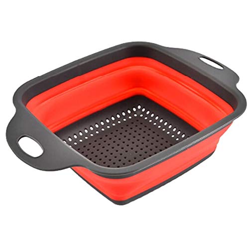 Product Cover EAYIRA Colander Collapsible, Kitchen Strainers, Sink Colander, Folding Strainer for Draining Fruit & Pasta & Vegetable Basket (Color May Vary)