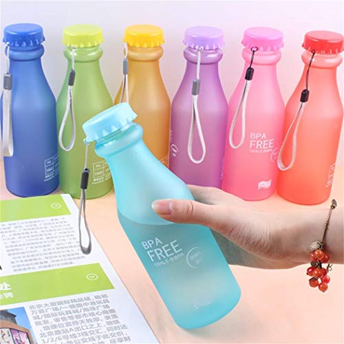 Product Cover Alisena 550ML Unbreakable Outdoor Sports Travel Water Bottle Portable Leak-Proof Cycling Camping Water Cup