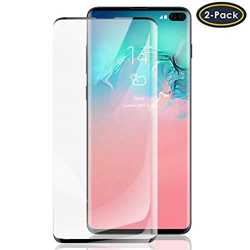 Product Cover Galaxy S10 5G Screen Protector, [2 Pack] Frozen ic 3D Curved [2019 Upgrade Version] HD Tempered Glass Screen Film 9H Hardness Anti-Scratch Protective Film, for Samsung Galaxy S10 5G (Black)