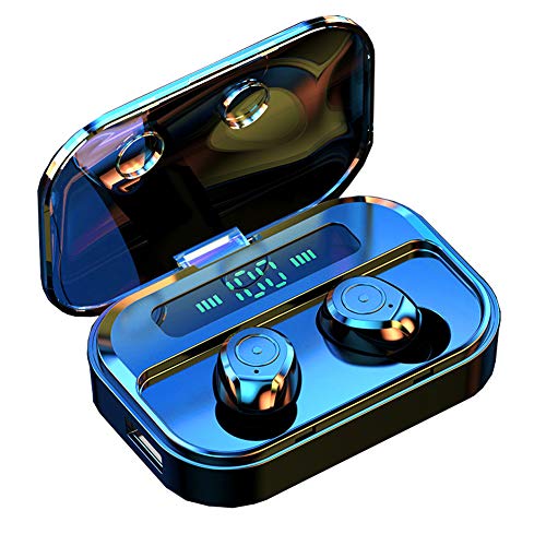 Product Cover Bluetooth Earbuds LED Display True Wireless Earbuds with Battery Case (S-Black)