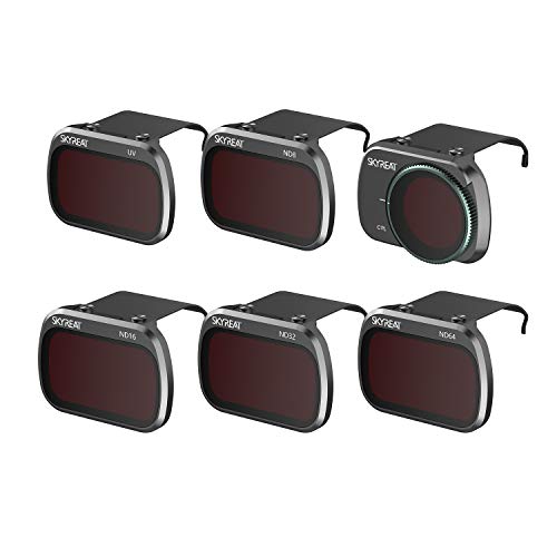 Product Cover Skyreat ND Filters Set for DJI Mavic Mini Accessories,6 Pack-(CPL, UV, ND8, ND16, ND32, ND64)