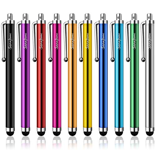 Product Cover Stylus Pens for Touch Screens, StylusHome 10 Pack High Precision Capacitive Stylus for iPad iPhone Tablets Samsung Galaxy All Universal Touch Screen Devices
