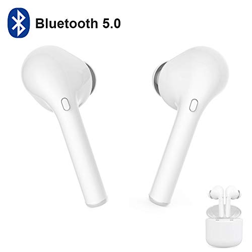 Product Cover True Wireless Earbuds Bluetooth 5.0 Headphones in Ear Sports Running Earphones for iPhone/Android/Huawei with Charging Case, 15-24H Playtime, Fast Auto-Pairing