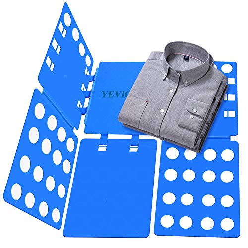 Product Cover YEVIOR Clothes Folding Board Adult Size Adjustable T-Shirt Clothes Easy Laundry Folder Organize Board Blue