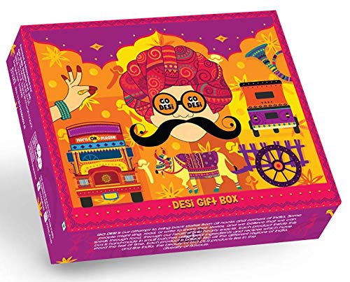 Product Cover GO DESi -Limited Edition Bespoke Handmade Gift Box | Contains Imli pop, Amla Bites, Olive Candy, Lemon Chaat|
