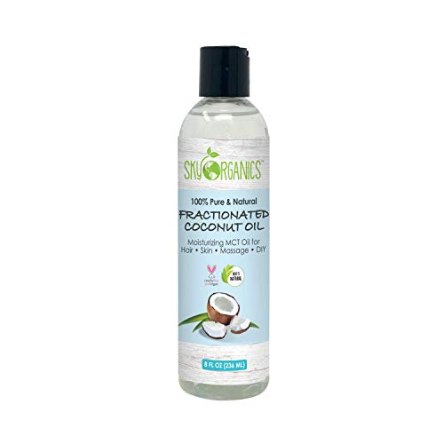 Product Cover Fractionated Coconut Oil (8oz) Natural Fractionated Coconut Oil Moisturizing Coconut Body Oil Coconut Oil Makeup Remover MCT Oil Fragrance Free Coconut Oil