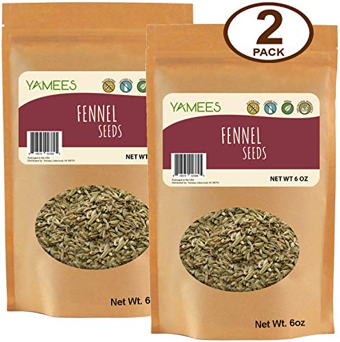 Product Cover Fennel Seeds - Whole Fennel Seeds - Bulk Spices - 2 Pack of 6 Ounces