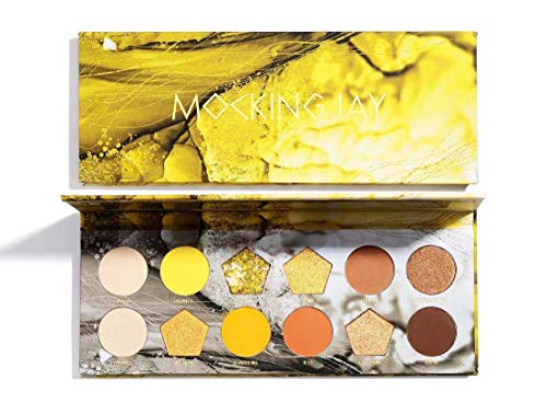 Product Cover ELLESY Pigmented Eyeshadow Palette Matte + Shimmer 12 Colors Makeup Natural Bronze Neutral Smokey Blendable Waterproof Eye Shadows Cosmetic - E-1203