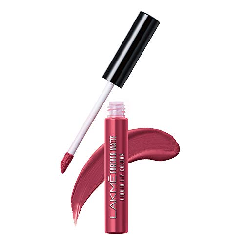 Product Cover Lakme Forever Matte Liquid Lip Colour, Pink Glam, 5.6 ml
