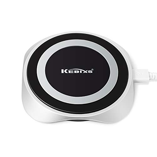 Product Cover Wireless Charger, 5W Fast Wireless Charging Pad Compatible with iPhone 11/11 Pro/11 Pro Max/XS MAX/XR/XS/X/8, Samsung Galaxy Note 10/S10/S9/S8, AirPods Pro(No AC Adapter)