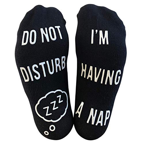 Product Cover 'Do Not Disturb, I'm Having A Nap' Funny Ankle Socks - Great Gift For People Who Love Napping
