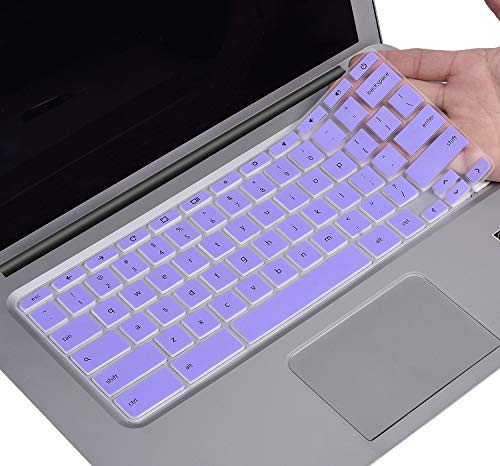 Product Cover CaseBuy Keyboard Cover for HP 14 inch Chromebook/HP Chromebook 14-db Series/HP Chromebook 14-ca Series/HP Chromebook 14-ak Series/HP Chromebook 14 G2 G3 G4 G5, Purple