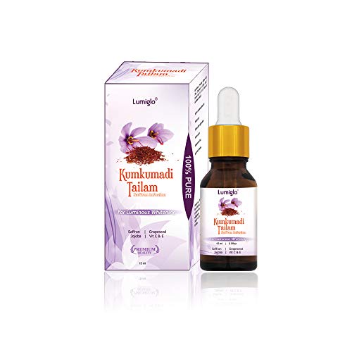 Product Cover Lumiglo Premium Kumkumadi Tailam | For Lumionus Whitening | With Sandalwood Extracts | Ultimate Elixir For Skin (15ml)