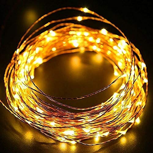 Product Cover DesiDiya 3AA Battery Operated Copper String Decorative Fairy Lights Diwali Christmas Festival LED Fairy Lights (Warm White, 3 Meters, 30 LED's) (5 Meters)