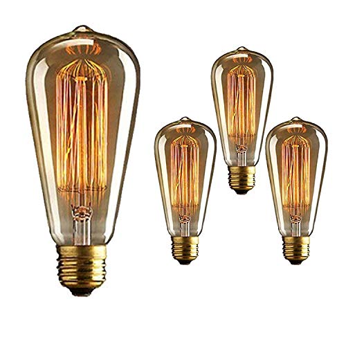 Product Cover DesiDiya Edison Tungsten Squirrel Cage Filament Vintage Base E27 Bulb (Pack of 4)