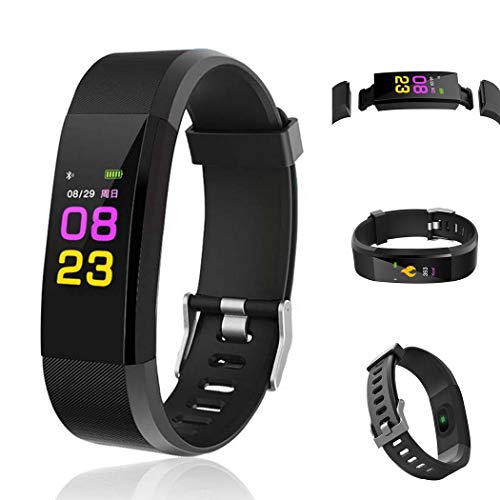 Product Cover Nabsna Smart Wristband with Heart Rate Monitor/Sleep Quality Monitor/Steps Counter/GPS Tracker and More, Smart Wristband Watch for Android and iOS Clips, Arm & Wristbands