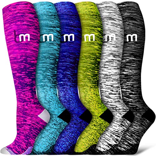 Product Cover Copper Compression Socks Women and Men-Best for Running,Athletic,Varicose Veins, Nursing,Hiking,Recovery & Flight Socks