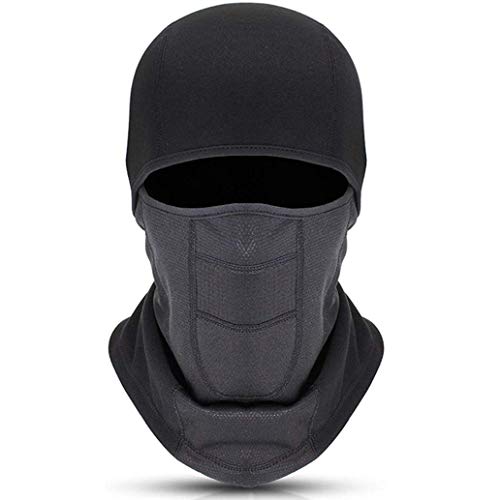 Product Cover Mespirit Thermal Balaclava Ski Mask Face Mask for Motorcycle Skiing Snowboarding & Winter Sports Waterproof Windproof for Men& Women 2020 Newest Black