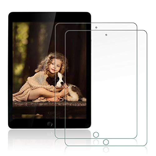 Product Cover Sunbegin [2 Pack] New Screen Protector for iPad 7th Generation (10.2 Inch, 2019), Clear Tempered Glass Film with Anti-Scratch/High Definition/Bubble Free