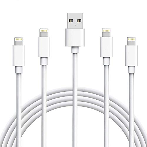 Product Cover iPhone Charger,Sundix 4 Pack 6FT Lightning Cable Value iPhone Charger Cable Charging Cord Compatible iPhone Xs MAX XR X 8 8Plus 7 7Plus 6s 6sPlus 6 6Plus SE 5 SE iPad iPod & More