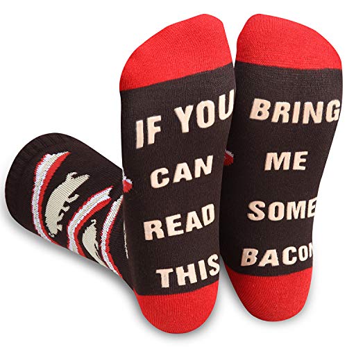 Product Cover Funny Socks for Men Women If You Can Read This Novelty Dress Crazy Socks Gifts