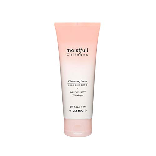 Product Cover ETUDE HOUSE MOISTFULL COLLAGEN CLEANSING FOAM 150ml (Renewal) | Facial Cleanser | Moist and bouncy bubble foam cleanser moisturizes skin | Skin Cleanser