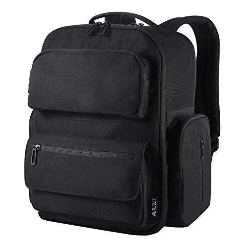 Product Cover Diaper Bag Backpack, Momcozy Large Baby Nappy Travel Bags Backpack for Dad Mommy Men with Changing Pad, Black