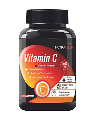 Product Cover Nutramagik Vitamin C with Acerola Cherry,Rosehip Extract with Zinc 1000mg-60 Capsule